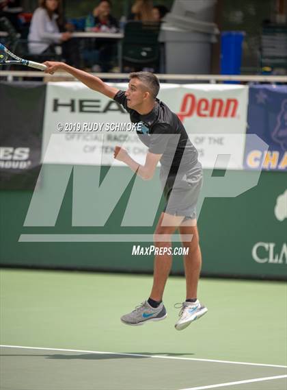 Thumbnail 1 in Clovis North vs University (CIF USTA Round 1 Playoff) photogallery.