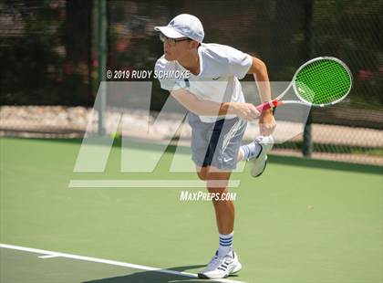 Thumbnail 2 in Clovis North vs University (CIF USTA Round 1 Playoff) photogallery.