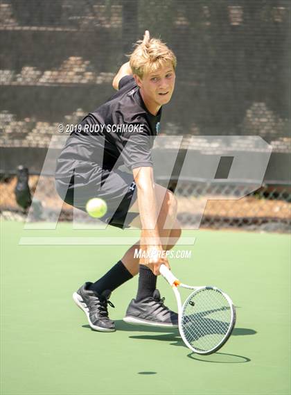 Thumbnail 1 in Clovis North vs University (CIF USTA Round 1 Playoff) photogallery.