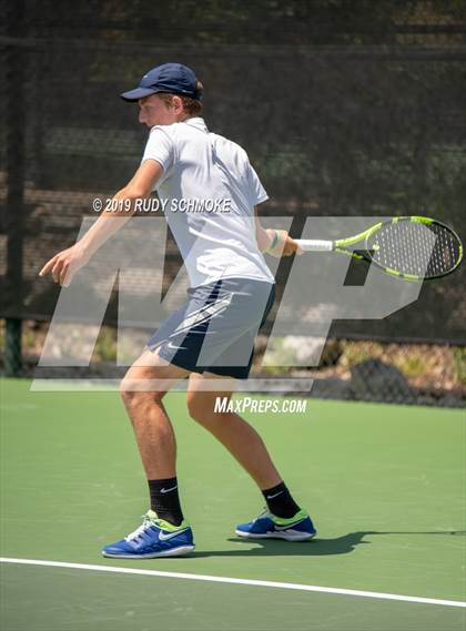 Thumbnail 2 in Clovis North vs University (CIF USTA Round 1 Playoff) photogallery.