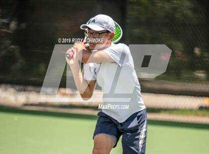 Thumbnail 3 in Clovis North vs University (CIF USTA Round 1 Playoff) photogallery.