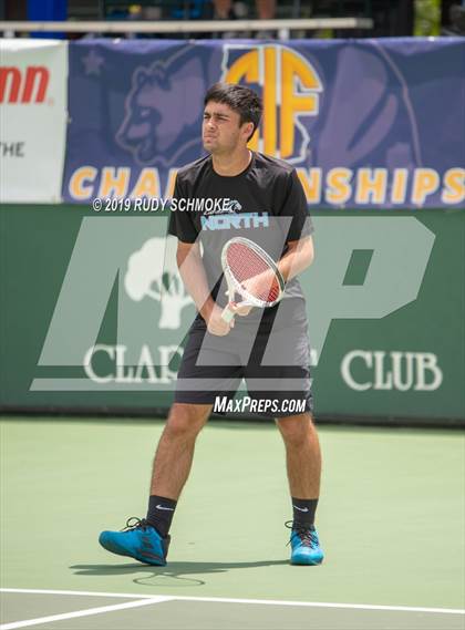 Thumbnail 1 in Clovis North vs University (CIF USTA Round 1 Playoff) photogallery.
