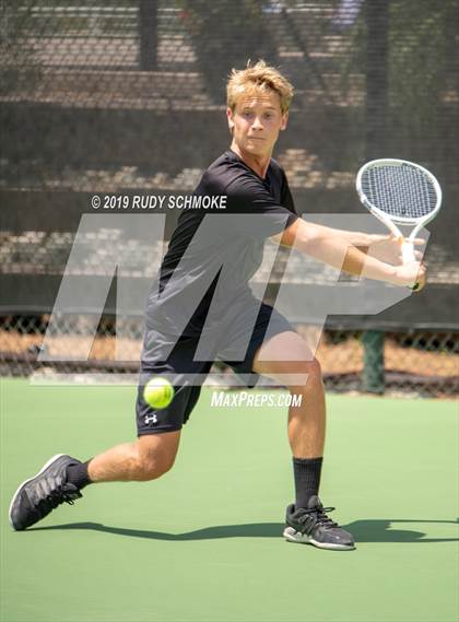 Thumbnail 2 in Clovis North vs University (CIF USTA Round 1 Playoff) photogallery.
