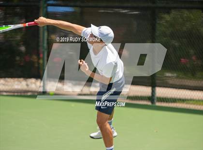 Thumbnail 2 in Clovis North vs University (CIF USTA Round 1 Playoff) photogallery.