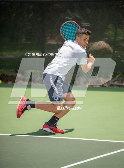 Thumbnail 3 in Clovis North vs University (CIF USTA Round 1 Playoff) photogallery.