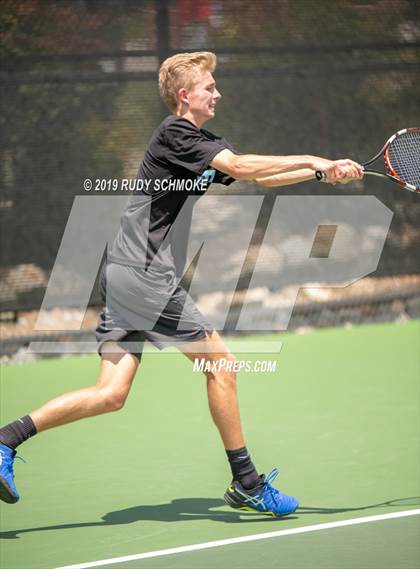 Thumbnail 1 in Clovis North vs University (CIF USTA Round 1 Playoff) photogallery.