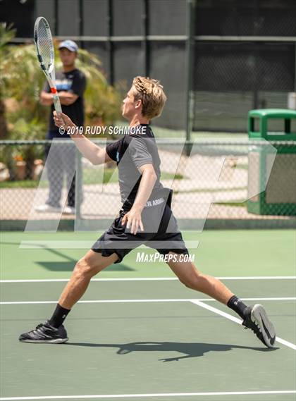 Thumbnail 1 in Clovis North vs University (CIF USTA Round 1 Playoff) photogallery.
