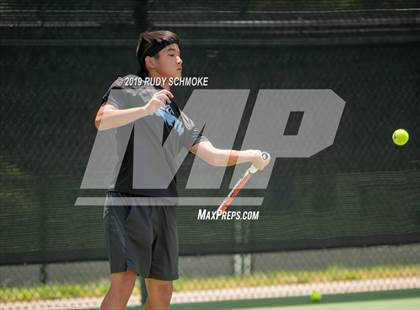 Thumbnail 3 in Clovis North vs University (CIF USTA Round 1 Playoff) photogallery.