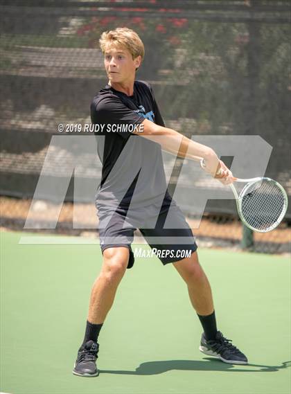 Thumbnail 1 in Clovis North vs University (CIF USTA Round 1 Playoff) photogallery.