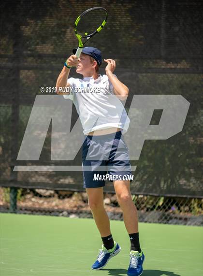 Thumbnail 2 in Clovis North vs University (CIF USTA Round 1 Playoff) photogallery.