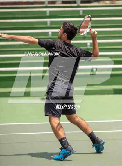 Thumbnail 3 in Clovis North vs University (CIF USTA Round 1 Playoff) photogallery.