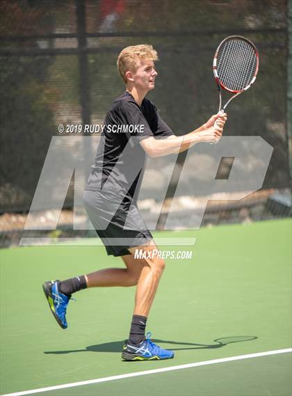 Thumbnail 3 in Clovis North vs University (CIF USTA Round 1 Playoff) photogallery.