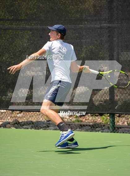 Thumbnail 3 in Clovis North vs University (CIF USTA Round 1 Playoff) photogallery.