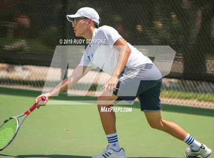 Thumbnail 1 in Clovis North vs University (CIF USTA Round 1 Playoff) photogallery.