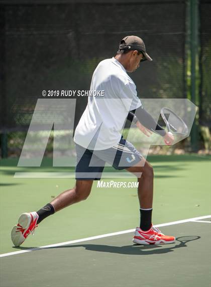 Thumbnail 2 in Clovis North vs University (CIF USTA Round 1 Playoff) photogallery.