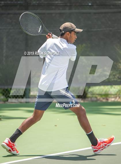 Thumbnail 1 in Clovis North vs University (CIF USTA Round 1 Playoff) photogallery.