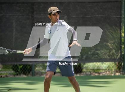 Thumbnail 3 in Clovis North vs University (CIF USTA Round 1 Playoff) photogallery.