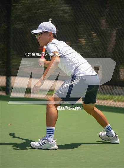 Thumbnail 2 in Clovis North vs University (CIF USTA Round 1 Playoff) photogallery.