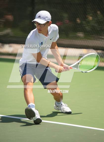 Thumbnail 1 in Clovis North vs University (CIF USTA Round 1 Playoff) photogallery.
