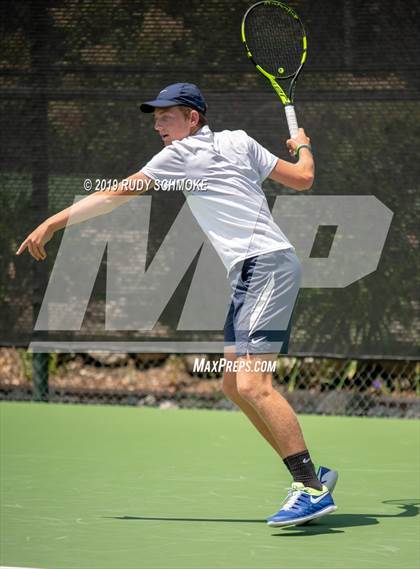 Thumbnail 2 in Clovis North vs University (CIF USTA Round 1 Playoff) photogallery.