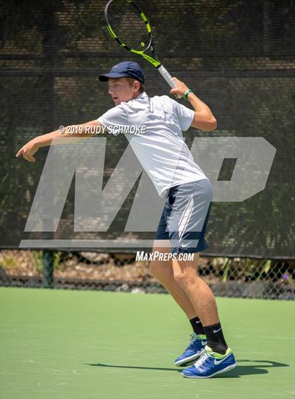 Thumbnail 3 in Clovis North vs University (CIF USTA Round 1 Playoff) photogallery.