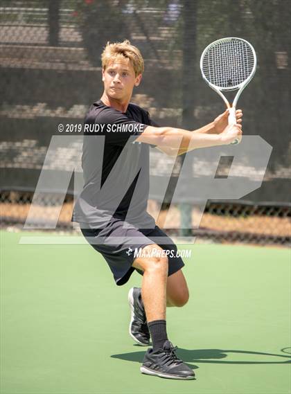 Thumbnail 1 in Clovis North vs University (CIF USTA Round 1 Playoff) photogallery.