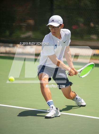 Thumbnail 3 in Clovis North vs University (CIF USTA Round 1 Playoff) photogallery.