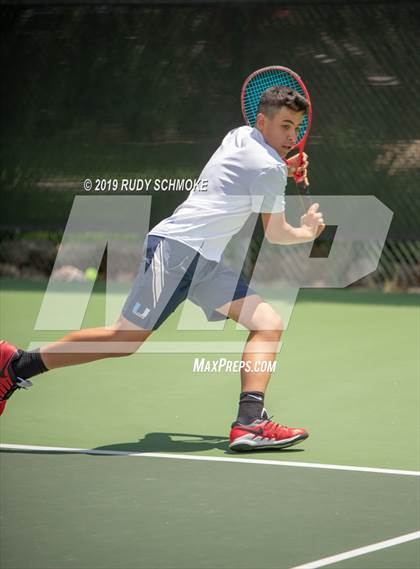 Thumbnail 2 in Clovis North vs University (CIF USTA Round 1 Playoff) photogallery.