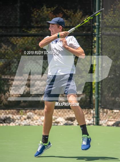 Thumbnail 1 in Clovis North vs University (CIF USTA Round 1 Playoff) photogallery.