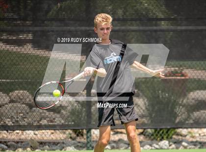Thumbnail 3 in Clovis North vs University (CIF USTA Round 1 Playoff) photogallery.
