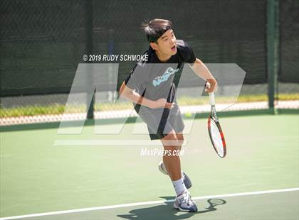 Thumbnail 3 in Clovis North vs University (CIF USTA Round 1 Playoff) photogallery.
