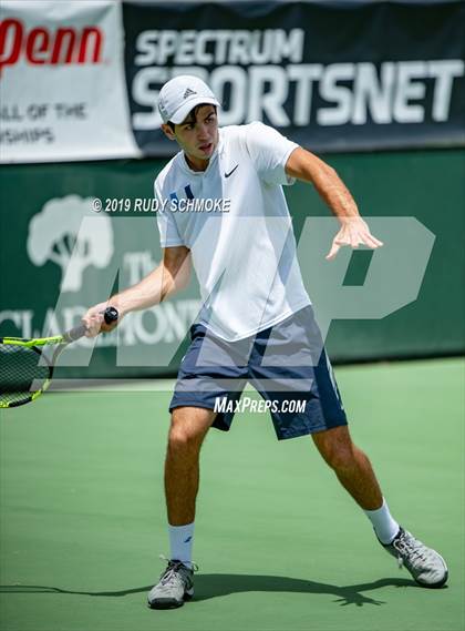 Thumbnail 2 in Clovis North vs University (CIF USTA Round 1 Playoff) photogallery.