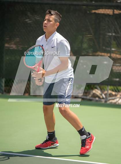 Thumbnail 2 in Clovis North vs University (CIF USTA Round 1 Playoff) photogallery.