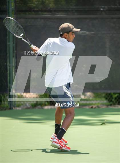 Thumbnail 3 in Clovis North vs University (CIF USTA Round 1 Playoff) photogallery.