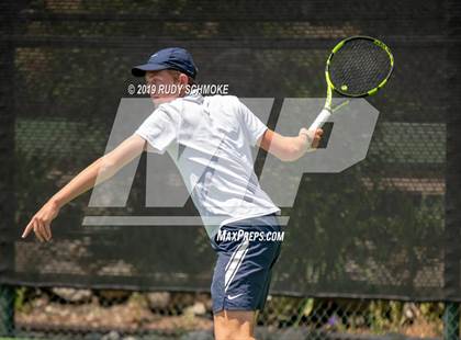 Thumbnail 2 in Clovis North vs University (CIF USTA Round 1 Playoff) photogallery.