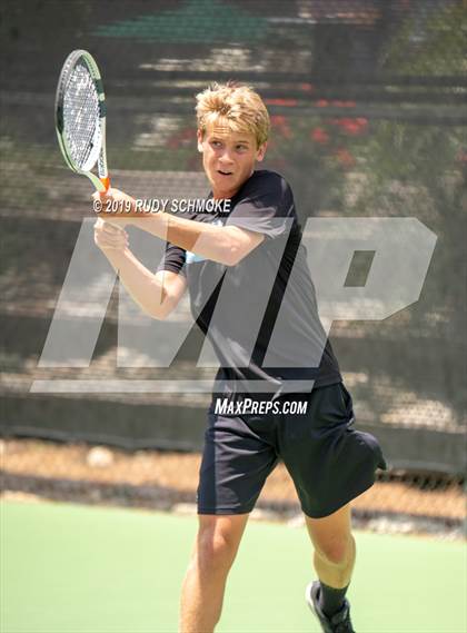 Thumbnail 3 in Clovis North vs University (CIF USTA Round 1 Playoff) photogallery.