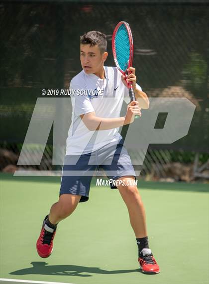 Thumbnail 1 in Clovis North vs University (CIF USTA Round 1 Playoff) photogallery.
