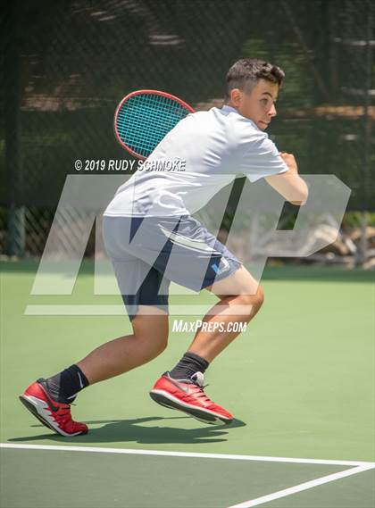 Thumbnail 1 in Clovis North vs University (CIF USTA Round 1 Playoff) photogallery.