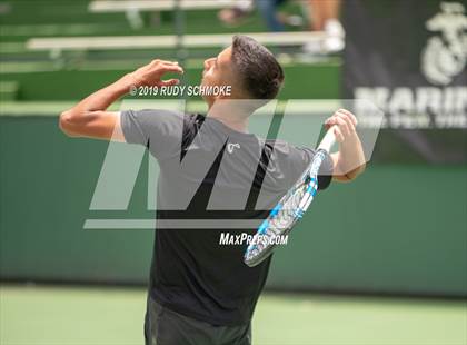 Thumbnail 1 in Clovis North vs University (CIF USTA Round 1 Playoff) photogallery.
