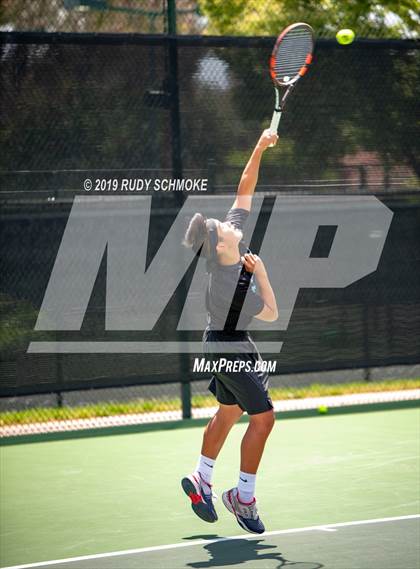 Thumbnail 3 in Clovis North vs University (CIF USTA Round 1 Playoff) photogallery.