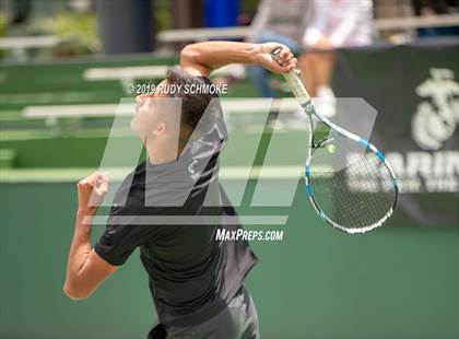 Thumbnail 2 in Clovis North vs University (CIF USTA Round 1 Playoff) photogallery.