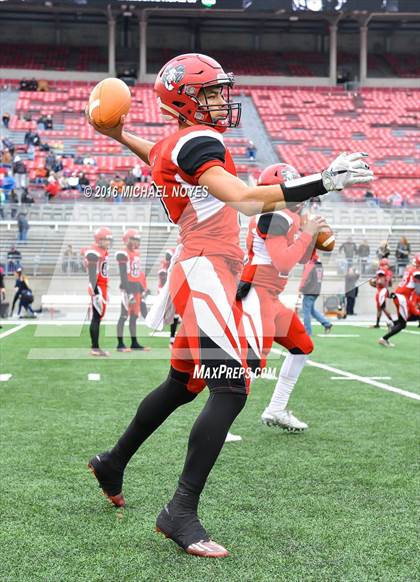 Thumbnail 3 in Archbishop Hoban vs. Trotwood-Madison (OHSAA Division III Final)  photogallery.