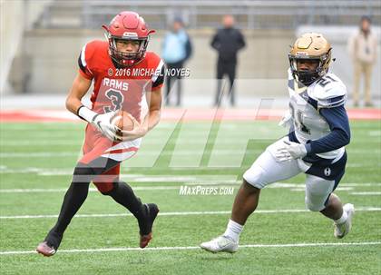 Thumbnail 2 in Archbishop Hoban vs. Trotwood-Madison (OHSAA Division III Final)  photogallery.