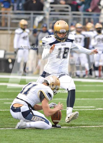 Thumbnail 2 in Archbishop Hoban vs. Trotwood-Madison (OHSAA Division III Final)  photogallery.