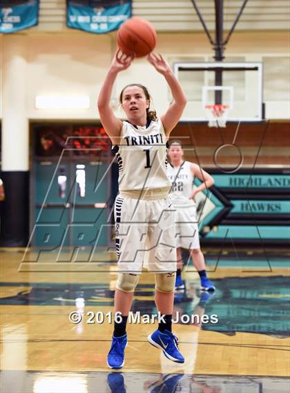 Thumbnail 1 in ThunderRidge vs. Trinity (Nike Tournament of Champions) photogallery.
