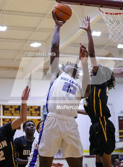 Thumbnail 1 in St. Pauls vs. Dillon (2023 Robeson County Shootout) photogallery.