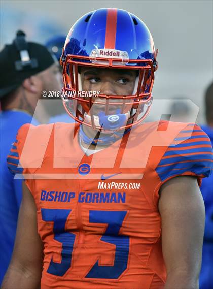 Thumbnail 2 in Liberty @ Bishop Gorman (NIAA 4A Desert Region Final) photogallery.