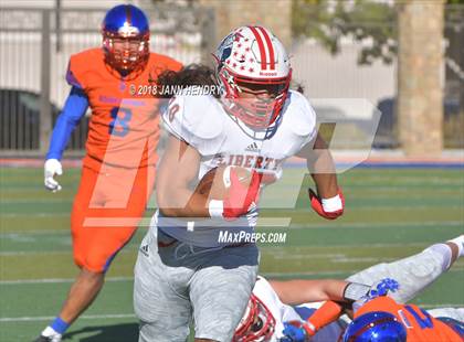Thumbnail 1 in Liberty @ Bishop Gorman (NIAA 4A Desert Region Final) photogallery.