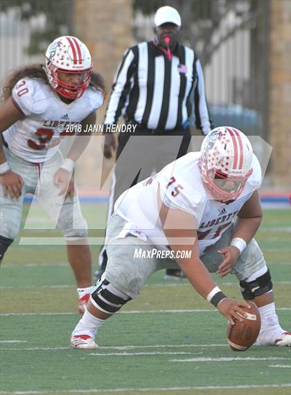 Thumbnail 1 in Liberty @ Bishop Gorman (NIAA 4A Desert Region Final) photogallery.