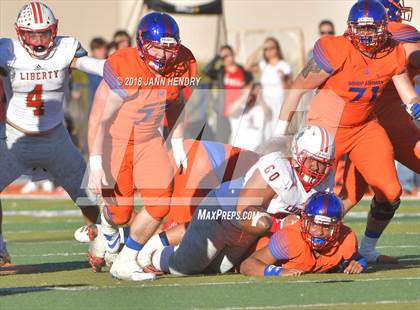 Thumbnail 2 in Liberty @ Bishop Gorman (NIAA 4A Desert Region Final) photogallery.